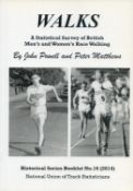 John Powell and Peter Matthews Signed Book, Walks, A Statistical Survey of British Men's and Women's