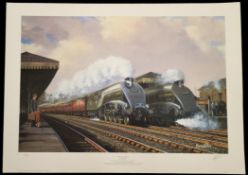 A4's at York by Barry Price 27x20 inch colour print signed by artist in pencil. Good condition.