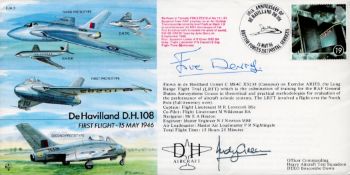 Andy Green, Eve Derry Squadron Leader and Land speed Record Holder Signed First Day Cover. Good