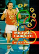 Michael Carruth Signed Book, Ring of Gold by Michael Carruth and Peter Byrne 1992 Softback Book