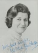 PATRICIA ROUTLEDGE signed 5x3inch early black and white photo. Also comes with handwritten