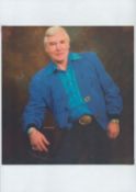 Music. Ricky Valance signed 8 x 8 inch approx colour photo. Signed in blue biro. Dedicated. Good