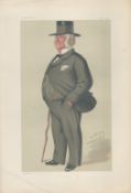 Vanity Fair print. Titled The Admiral. Subject Sir James Dalrymple Horn Elphinstone BT. Dated 6/7/