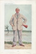 Vanity Fair print. Titled Bill. Subject R H Forster. Dated 6/7/1910. Approx size 14x12inch. Good
