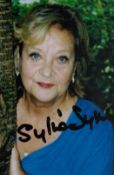 Sylvia Sims signed 6x4inch black and white photo. British actress. Good condition. All autographs