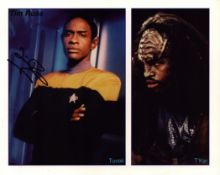 Tim Russ signed 10x8 montage colour photo. Good condition. All autographs are genuine hand signed