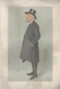 Vanity Fair Print. Titled A Most Select Preacher. Subject The Bishop of Truo. Dated 26/12/1885.