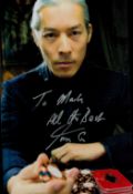 Tom So signed 12x8 inch colour photo. Dedicated. Good condition. All autographs are genuine hand