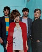 Jenny Lewis signed 10x8 inch colour photo. Good condition. All autographs are genuine hand signed