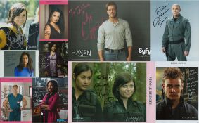 TV/FILM Collection of 10 signed colour photos including names of Tembi Locke, Robin Dunne, Robert