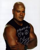 Christopher Judge signed 10x8 Stargate SG1 colour photo. Dedicated to Margie. Good condition. All
