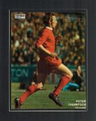 Peter Thompson (Liverpool FC) Signed Football Monthly Magazine Page, Mounted to an overall size of