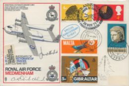 Flt Lt A S Dick Cleland signed RAF Medmenham cover. Good condition. All autographs are genuine