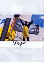 Dee Caffari signed 8x6 inch colour photo. Denise Dee Caffari MBE (born 23 January 1973) is a British