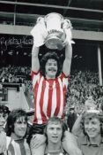 Bobby Kerr signed 12x8 colourised photo pictured celebrating with the FA Cup after Sunderland's