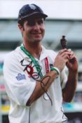 Cricket Michael Vaughan signed 12x8 inch colour photo. Good condition. All autographs come with a