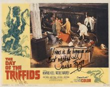 The Day of the Triffids 8x10 movie photo signed by actress Janina Faye who has added "I was in the