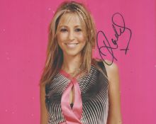 Rachel Stevens signed 10x8 colour photo. Good condition. All autographs come with a Certificate of