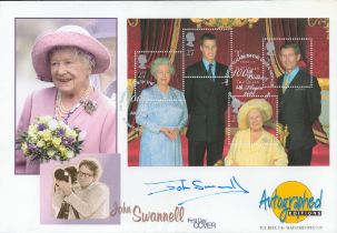 John Swannell signed Autographed Editions FDC. 4 8 2000 Glamis Castle postmark. Good condition.