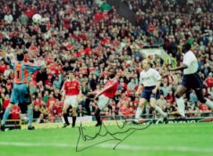 Football Andy Cole signed 16x12 colour photo pictured in action for Manchester United. Good