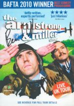 Alexander Armstrong and Ben Miller signed Tour flyer for The Armstrong and Miller Show Live UK Tour.