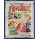 Dandy comic collection 10 editions dating 7.1.89 to 11.3.89. Good condition. All autographs come