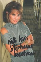 Actor, Stephanie Beacham signed 6x4 colour photo pictured during her role as inmate Phyl Oswyn- A