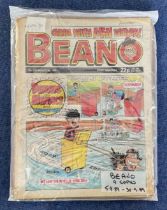 Beano Comic collection 9 editions dating 5.8.89 to 30.9.89. Good condition. All autographs come with