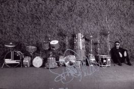 Brian Bennett signed 6x4 black and white photo. Bennett, OBE is an English drummer, pianist,