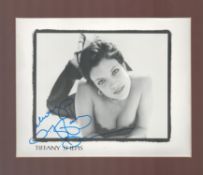 Tiffany Shepis signed 12x10 overall mounted black and white photo. Tiffany Shepis (born September