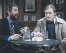 Whatever Happened to the Likely Lads classic comedy series 8x10 inch scene photo signed by actor