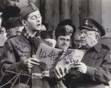 Dad's Army 1970's comedy series 8x10 photo signed by Private Pike actor Ian Lavender. Good