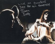 The Exorcist, cult horror movie 8x10 inch photo signed by Eileen Dietz (Pazuzu) who has also hand