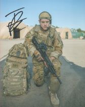 Actor, Iwan Rheon signed 10x8 colour photograph pictured during his role as Dylan Smurf Smith in