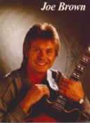 Joe Brown signed 6x4 colour photo. Brown, MBE is an English entertainer. As a rock and roll singer