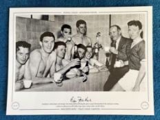 Bill Foulkes 16x12 signed black and white photo Autographed Editions, Limited Edition. Photo Shows