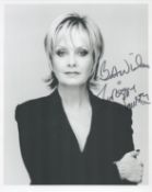 Model, Twiggy signed 10x8 black and white photograph. Dame Lesley Lawson DBE (née Hornby; born 19