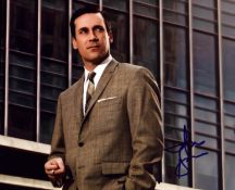 Jon Hamm signed 10x8 inch colour photo from 'Mad Men'. Good condition. All autographs come with a
