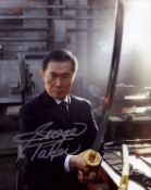 George Takei signed 10x8 inch colour photo. Good condition. All autographs come with a Certificate