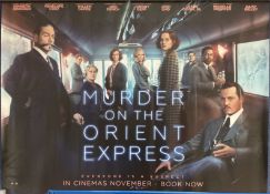 Murder on The Orient Express Original Movie Poster approx size 40 x 30 inches, Rolled, Good