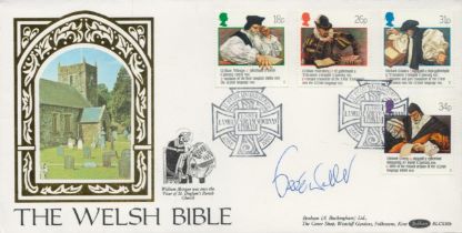 Peter Walker signed The Welsh Bible FDC. 1/3/88 Powys postmark. Good condition. All autographs