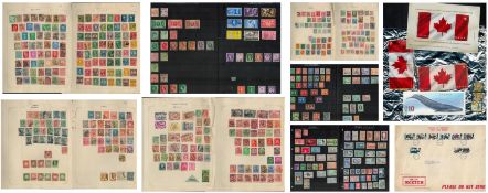 Worldwide used Stamps in a Binder with Extra loose Leaves inserted containing approx 500 Worldwide