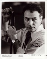Alan Arkin signed black and white promo photo for 'Fire Sale'. Good condition. All autographs come