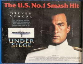 Steven Seagal Under Siege 16x12 colour promo poster. Unsigned. Rolled. Good condition. All