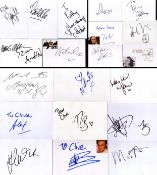 MUSIC Collection of 20 signed white 6x4 inch cards including names of Back Street Boys, Arctic