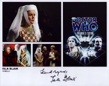 Isla Blair signed 10x8 inch colour Doctor Who promo photo. Good condition. All autographs come