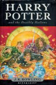 Harry Potter and The Deathly Hallows Hardback Book by J K Rowling 2007 First Edition published by