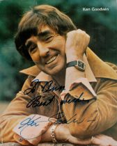 Ken Goodwin signed Colour Photo Approx. 10x8 Inch. Dedicated. Good condition. All autographs come