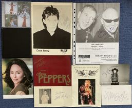 Actor/Actress/Singer. Assorted 1 x Autograph book signatures include Danny Mag, Lucy Evans, Jenny