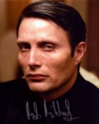 Mads Mikkelsen signed 10x8 inch colour photo. Good condition. All autographs come with a Certificate
